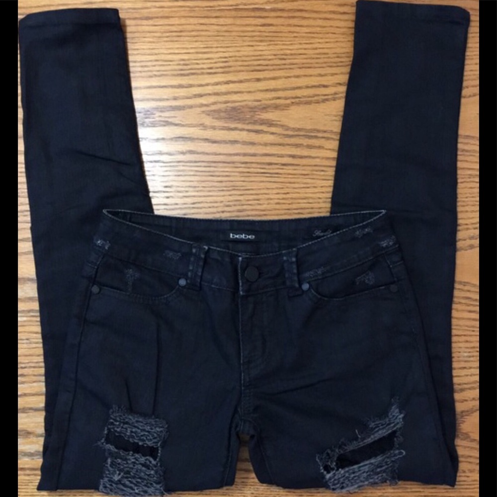 Bebe Black Jeans Size 26